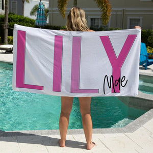 Beach Towels Personalized