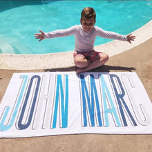 Load image into Gallery viewer, Beach Towels Personalized