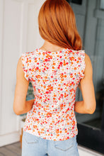 Load image into Gallery viewer, Sweet Something Flutter Sleeve Floral Top