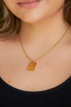 Load image into Gallery viewer, Checkered Pendant Necklace