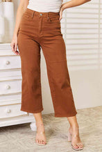 Load image into Gallery viewer, Judy Blue Full Size Straight Leg Cropped Jeans