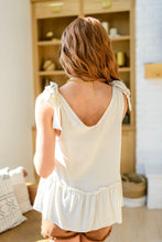 Load image into Gallery viewer, All Tied Up Peplum Tank