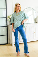 Load image into Gallery viewer, Caitlin High Rise Split Hem Straight Jeans