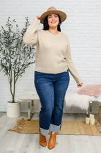 Load image into Gallery viewer, Chai Latte V-Neck Sweater in Oatmeal