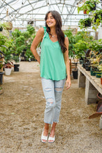 Load image into Gallery viewer, Cherry Girl Tank in Green