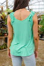 Load image into Gallery viewer, Cherry Girl Tank in Green