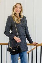 Load image into Gallery viewer, Chic Upon Arrival Button Down Blazer Jacket In Black