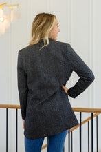 Load image into Gallery viewer, Chic Upon Arrival Button Down Blazer Jacket In Black