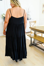 Load image into Gallery viewer, Classically Cool Tiered Maxi Dress