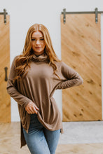 Load image into Gallery viewer, Comfort First Cowl Neck Hi-Low Long Sleeve