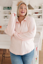 Load image into Gallery viewer, Cozy Moment 1/2 Zip Pullover in Blush