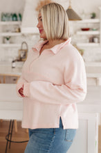 Load image into Gallery viewer, Cozy Moment 1/2 Zip Pullover in Blush