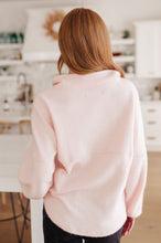 Load image into Gallery viewer, Cozy Moment 1/2 Zip Pullover in Blush