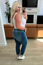 Load image into Gallery viewer, Danny Mid Rise Cuffed Destroyed Boyfriend Jeans