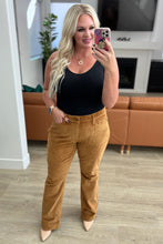 Load image into Gallery viewer, Cordelia Bootcut Corduroy Pants in Camel