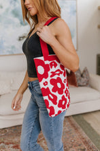 Load image into Gallery viewer, Lazy Daisy Knit Bag in Red