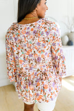 Load image into Gallery viewer, Let&#39;s Go Boho Floral Babydoll Top