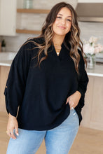 Load image into Gallery viewer, Midnight In Manhattan V-Neck Blouse