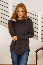 Load image into Gallery viewer, Scoop Me Up Long Sleeve Top in Ash Grey