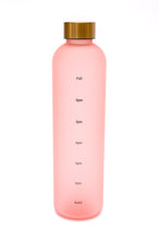 Load image into Gallery viewer, Sippin&#39; Pretty 32 oz Translucent Water Bottle in Pink &amp; Gold