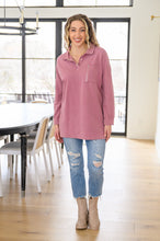 Load image into Gallery viewer, Sweet Crush Collar Pullover in Mauve