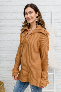 Travel Far & Wide Sweater in Taupe