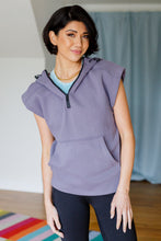 Load image into Gallery viewer, Up And Ready Cap Sleeve Workout Hoodie