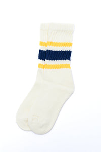 World's Best Dad Socks in Navy and Yellow